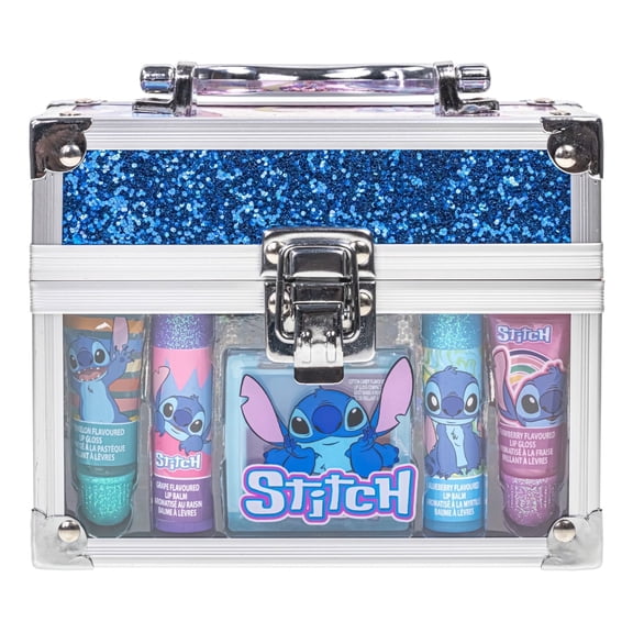 Stitch Mini Train Case Lip Gloss Set by Townley Girl