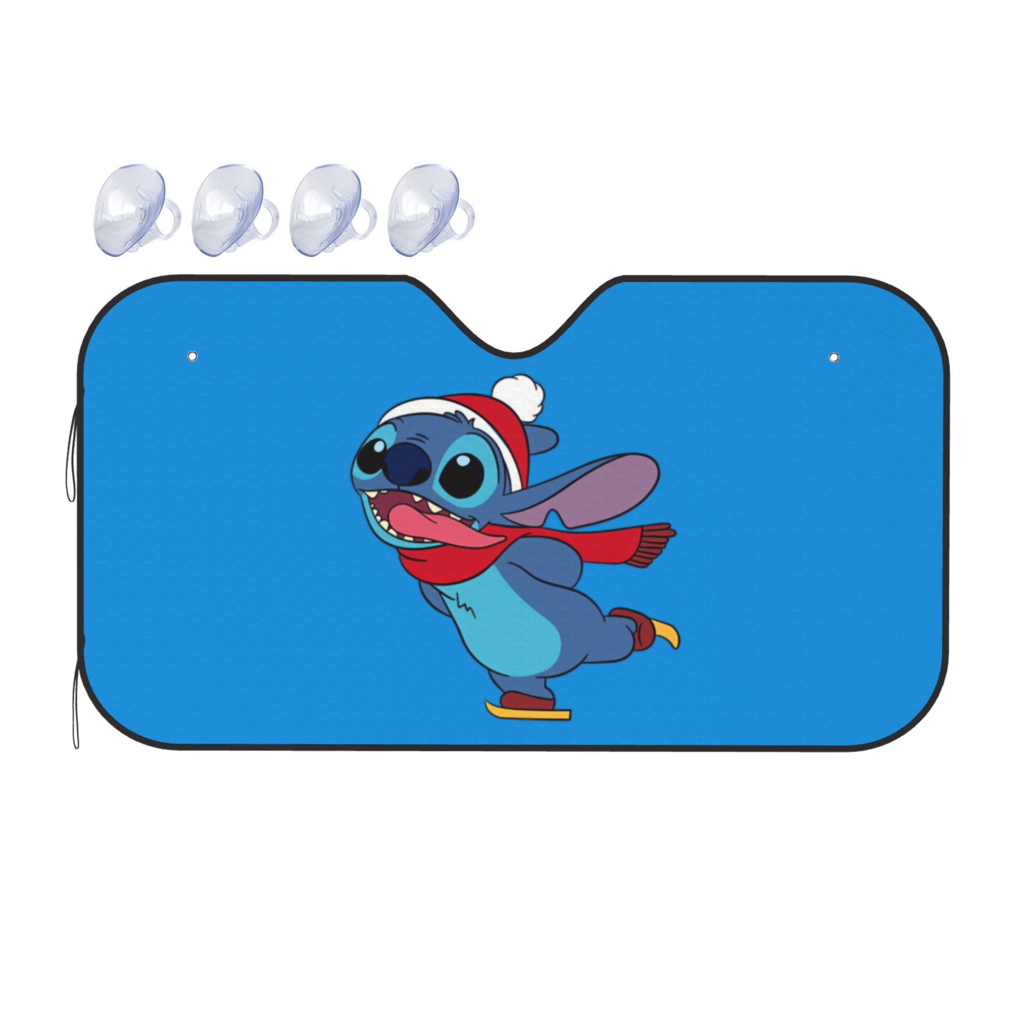 Stitch Car Sun Shade Windshield Sunshade Block Uv Rays Protector Keep