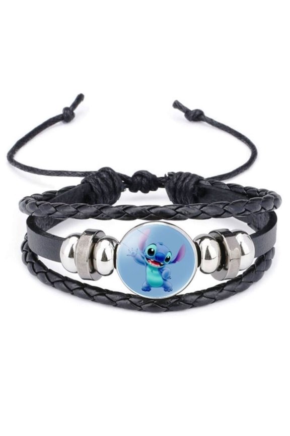 Stitch Cartoon Character Braided Bracelet