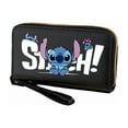 thumbnail image 1 of Stitch Cartoon Character with Name Zip Around Clutch Wallet, 1 of 1