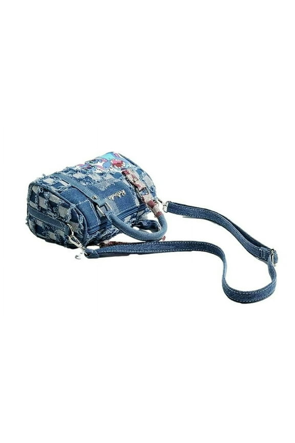 Stitch Cartoon Character with Strap Canvas Crossbody Shoulder Bag