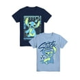 thumbnail image 1 of Stitch Chillin Out, Boys Graphic Short Sleeve T-Shirt, 2Pack, Sizes 4-18, 1 of 7