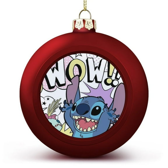 Stitch Christmas Balls Xmas Decor Ball Festival Party Decoration Tree Hangings