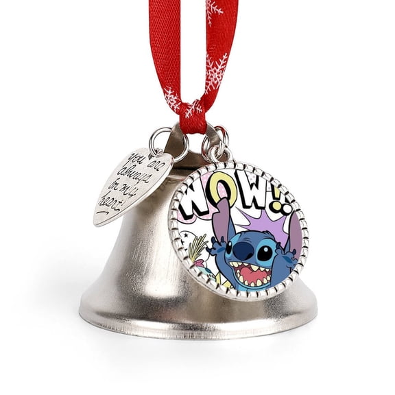 Stitch Christmas Bells Charm Jingling Bell Christmas Decoration Bell Sleigh Bell Christmas Tree Decoration Exquisite Christmas Ornaments