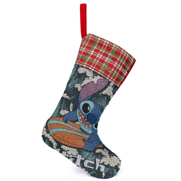 Stitch Christmas Stocking Santa Claus Stockings Xmax Gift Socks Christmas Tree Decoration Party Ornaments Hangings