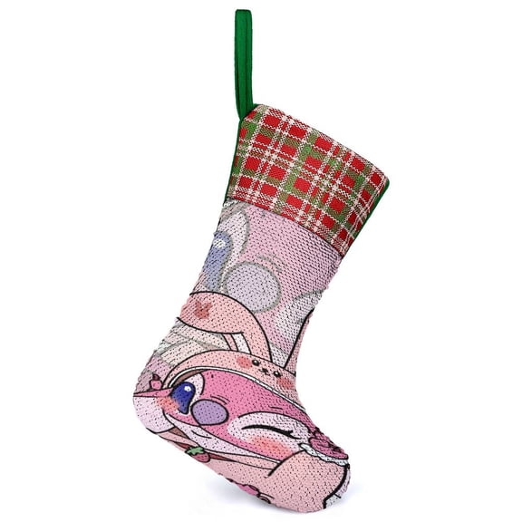 Stitch Christmas Stocking Santa Claus Stockings Xmax Gift Socks Christmas Tree Decoration Party Ornaments Hangings