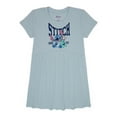 thumbnail image 1 of Stitch Crew Neck Short Sleeve Mid Length Dress, 10-12 (Girl's), 1 of 12