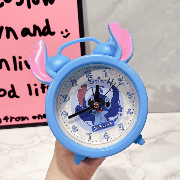 Stitch Cute Alien-Themed Digital Alarm Clock for Kids - Desk Clock , Time Management - Fun Bedroom Decor & Gift for Students