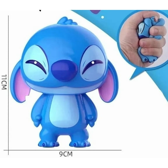 Stitch Decompress Toys Stress Relief Toy Squeeze Figure Soft Slow Rebound Doll 3.5" Tall, 1 count