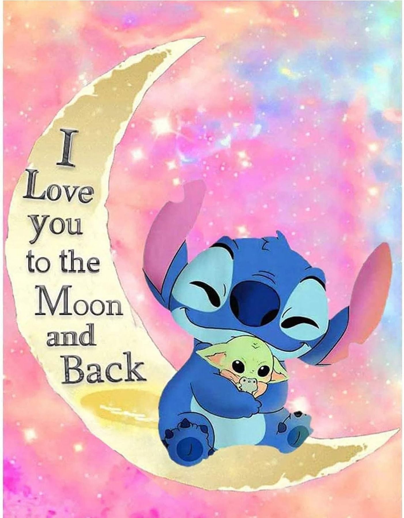 Stitch Cartoon Diamond Painting Kits,Diamond Art for Adults,Diamond