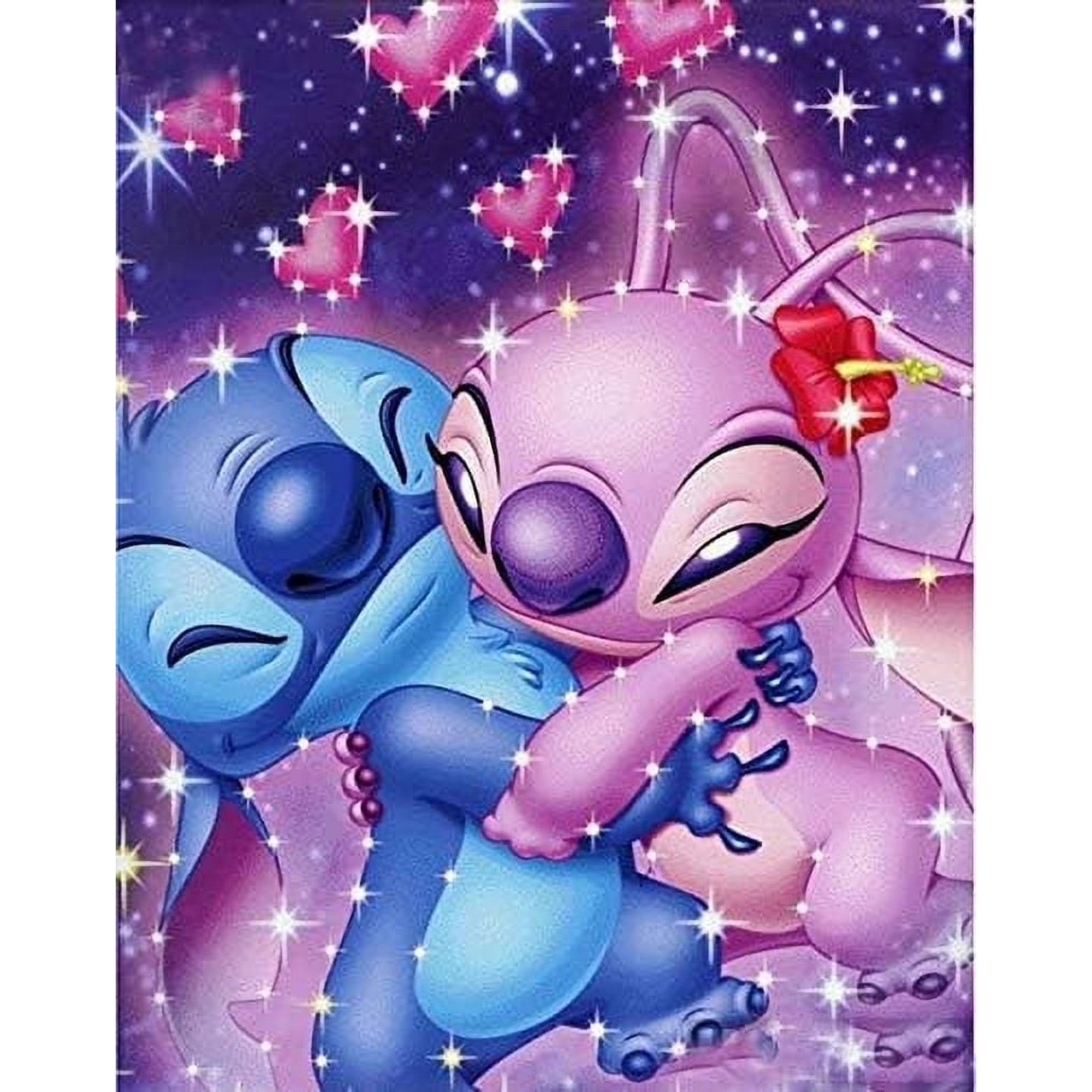 Stitch Diamond Painting Kits for Adults, Diamond Painting DIY 5D Full Drill Diamond Art Kit for Adults Beginner, Diamond Dots Painting Craft for Home Wall Decor