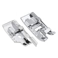 thumbnail image 1 of Stitch in Ditch Foot and 1/4''(Quarter Inch) Quilting Patchwork Presser Foot with Edge Guide for All Low Shank Snap-On Singer, Brother, Babylock, Euro-Pro, Janome Sewing Machines, 1 of 7