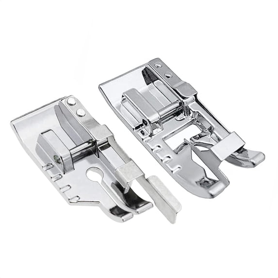 Stitch in Ditch Foot and 1/4''(Quarter Inch) Quilting Patchwork Presser Foot with Edge Guide for All Low Shank Snap-On Singer, Brother, Babylock, Euro-Pro, Janome Sewing Machines