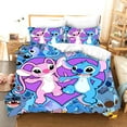 thumbnail image 1 of Stitch Duvet Cover Set Comforter Bedding  3d Children'S Bedding Set 3-Piece, 1 of 5