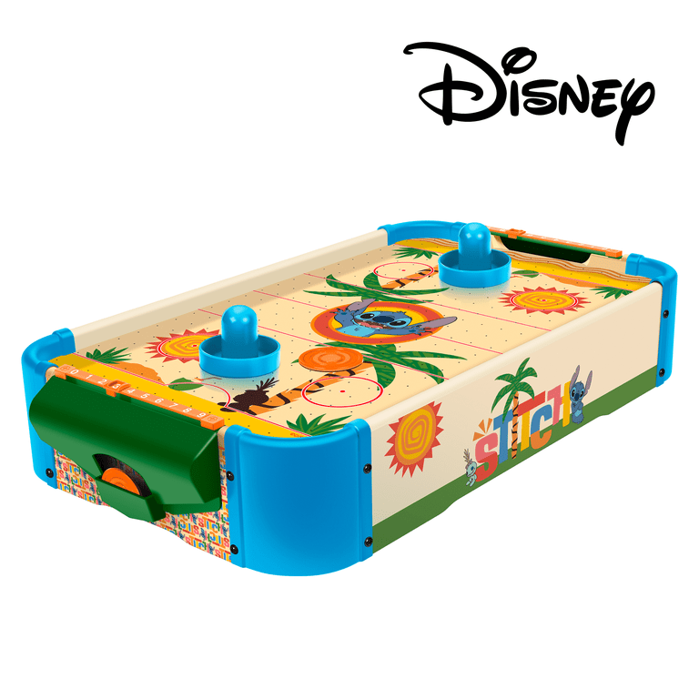 World Tech Toys Electronic Tabletop Air Hockey, Wood, Kids Ages 4+