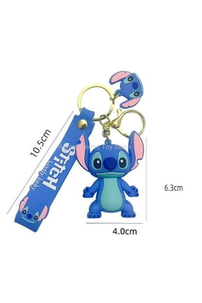 Stitch Figures Keychain Keyring with Strap 2.5" tall, 1 count