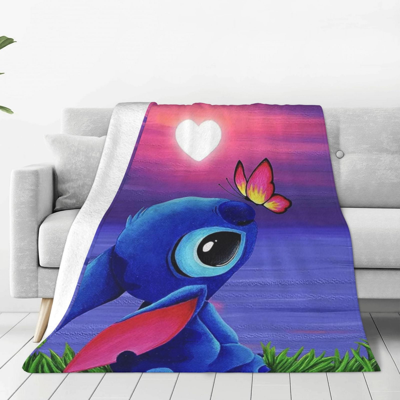 Stitch fleece throw blanket sale