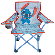 Lilo and Stitch Portable Fold N Go Chair with Carry Bag for Kids, Great for Soccer, Camping and Most Outdoor and Indoor Activities