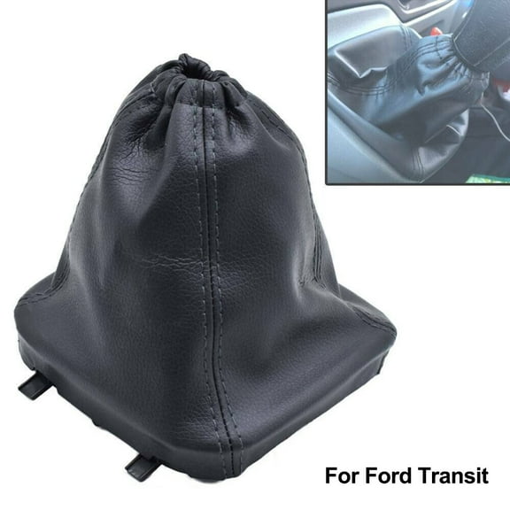Stitch Gear Gaiter Boot Pu Leather for Ford for Transit Van MK7 06 -14 Black Auto Accessories