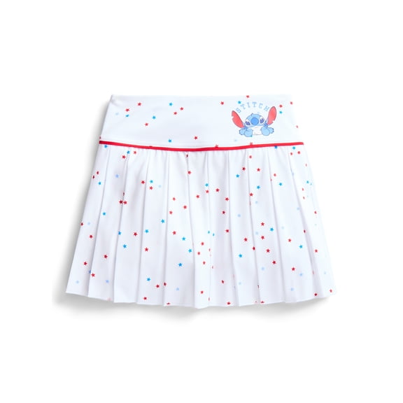 Disney Stitch Girls Active Pleated Skort, Sizes 4-12
