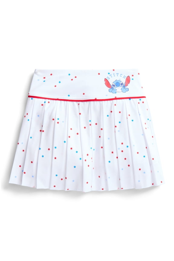 Disney Stitch Girls Active Pleated Skort, Sizes 4-12