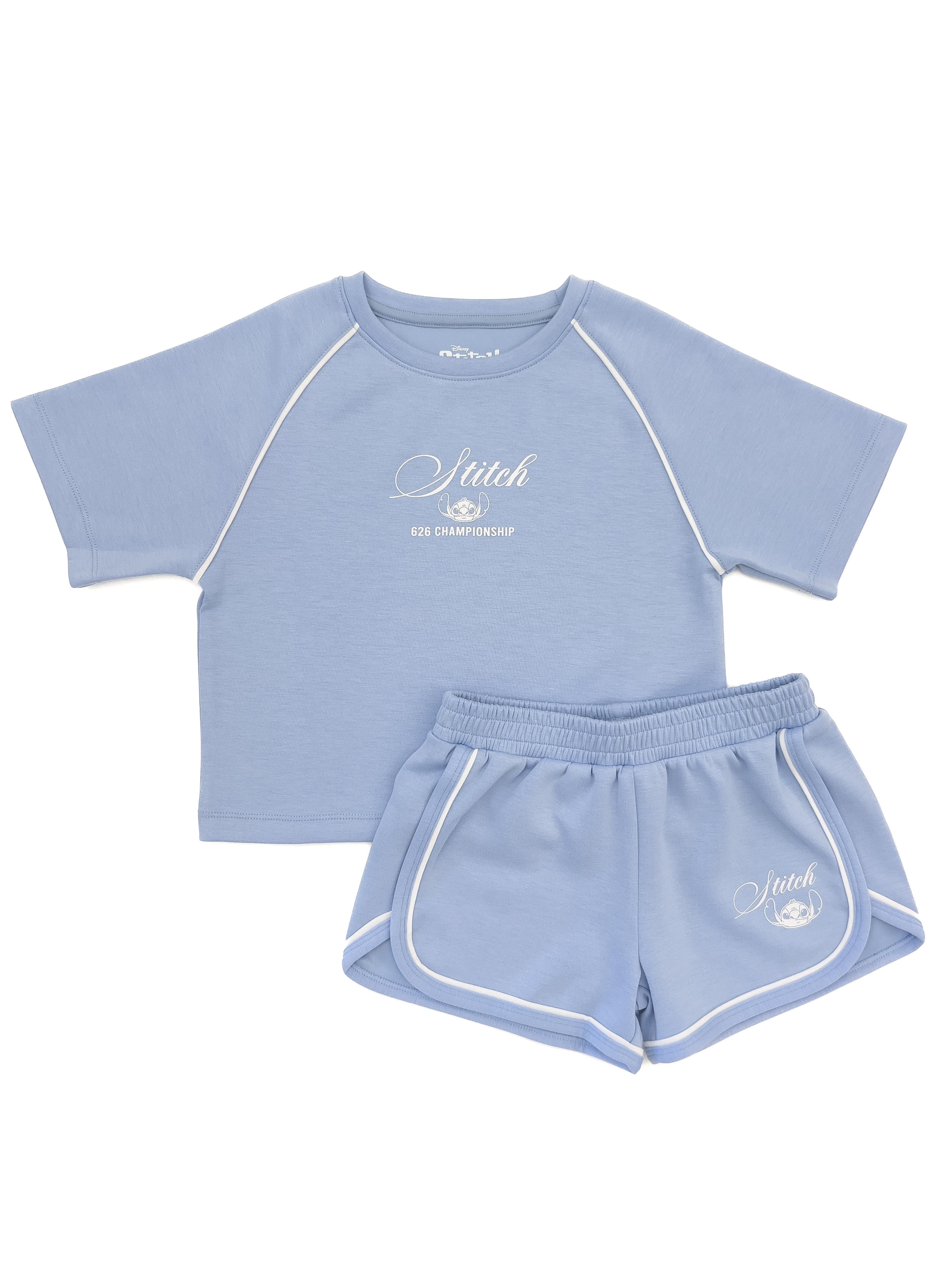 Stitch Girl’s Active Scuba Short Set, Sizes 4-12