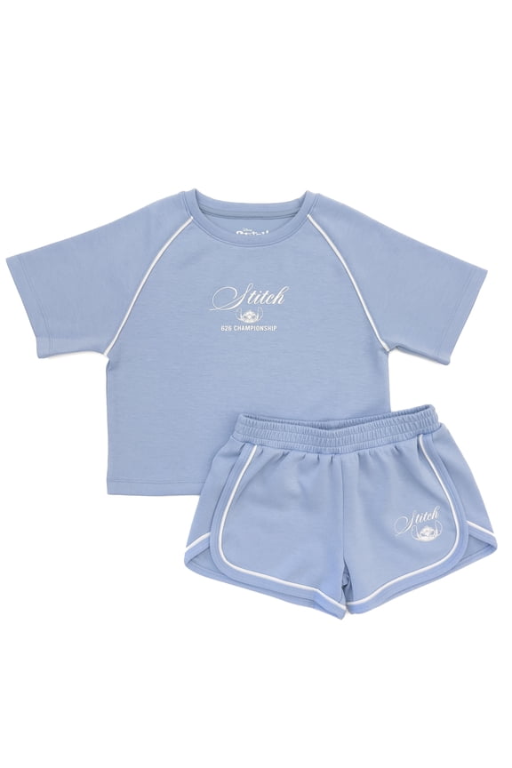 Stitch Girl’s Active Scuba Short Set, Sizes 4-12
