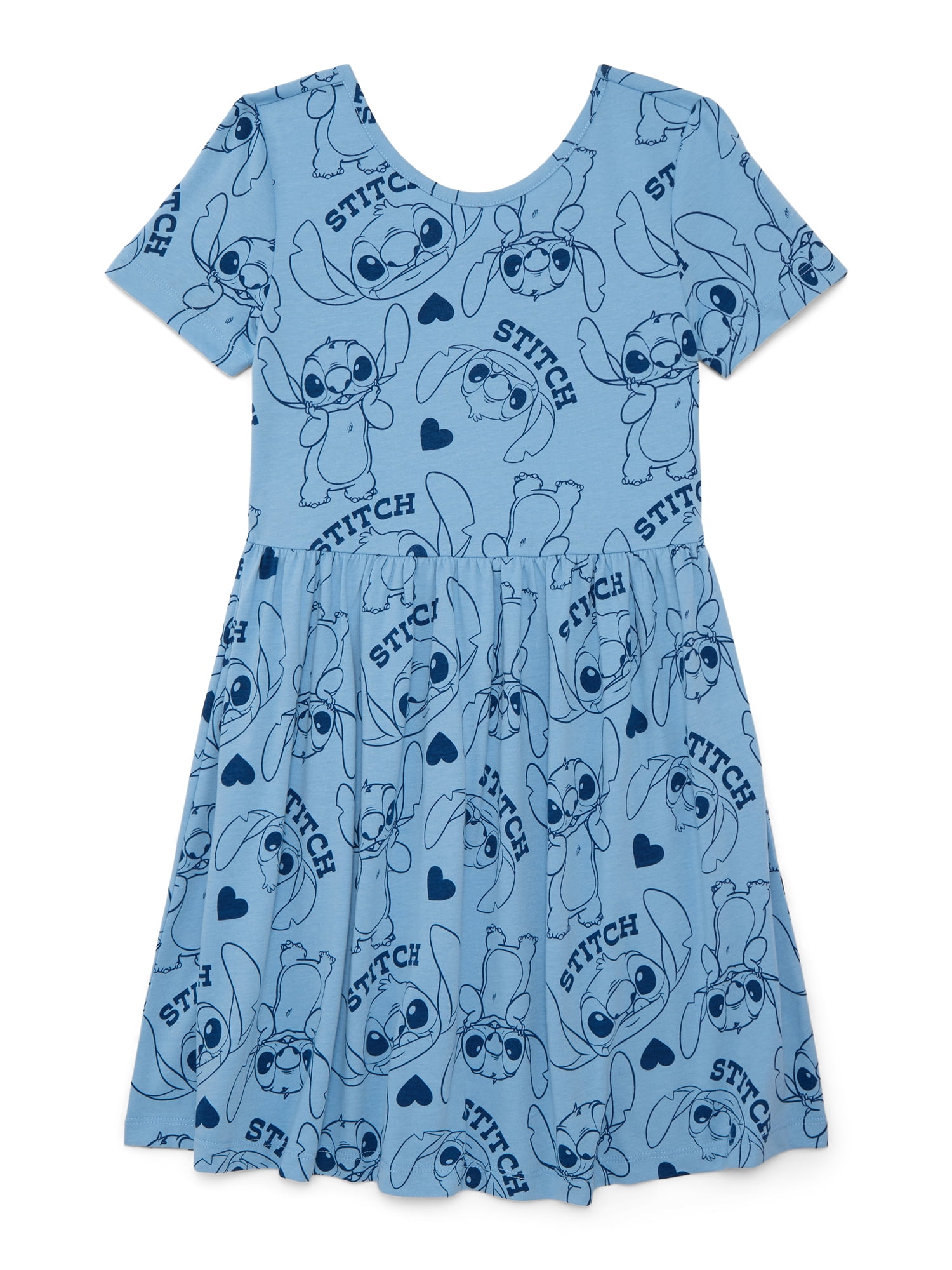Stitch Girl s Short Sleeve Embellished Graphic T Shirt Sizes 4 16