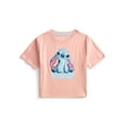 thumbnail image 1 of Stitch Girls Embellished Graphic Tee with Short Sleeves, Sizes 4-16, 1 of 7