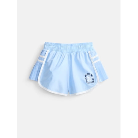 Stitch Disney Stitch Girls Active Flutter Shorts, Sizes 4-12
