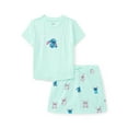 thumbnail image 1 of Disney Stitch & Angel Girls Stitch Embroidered Graphic Tee and Skort Set, 2-Piece, Sizes 4-16, 1 of 3
