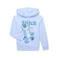 thumbnail image 1 of Stitch Girls Graphic Fleece Hooded Sweatshirt, Sizes 4-16, 1 of 3