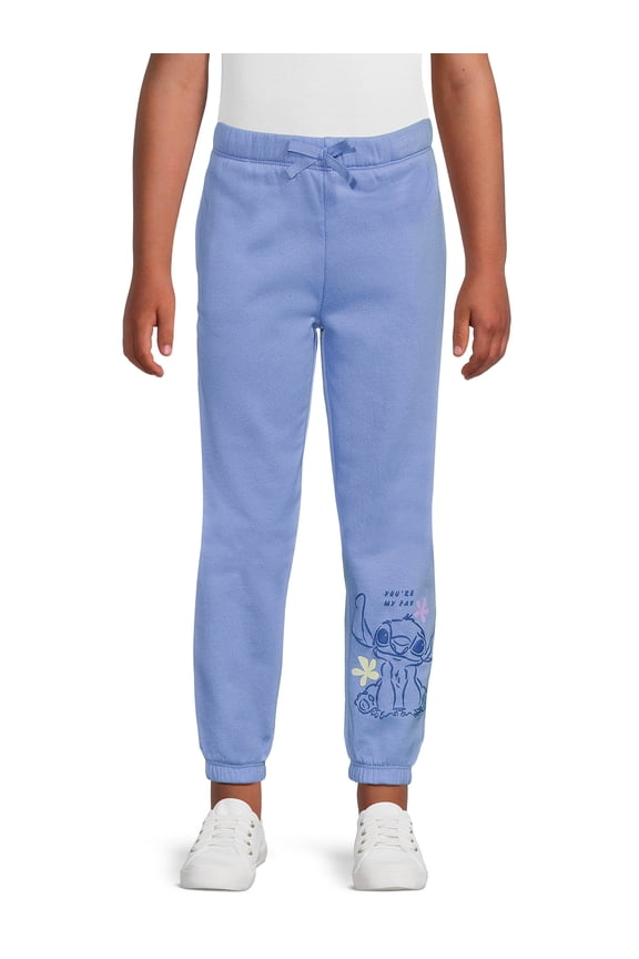 Stitch Girls Jogger Pants, Sizes 4-16