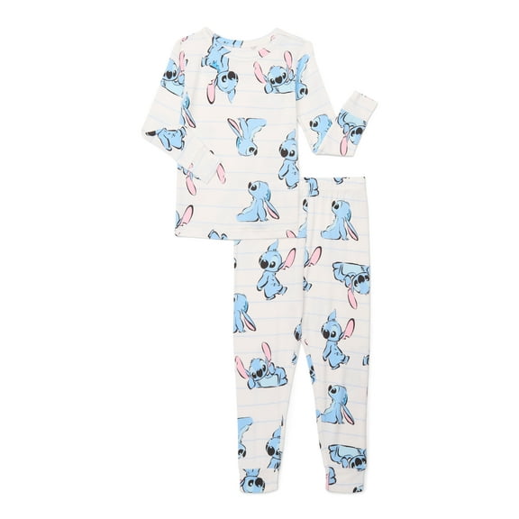 Stitch Girls Top and Pants Pajama Set, 2-Piece, Sizes 4-10