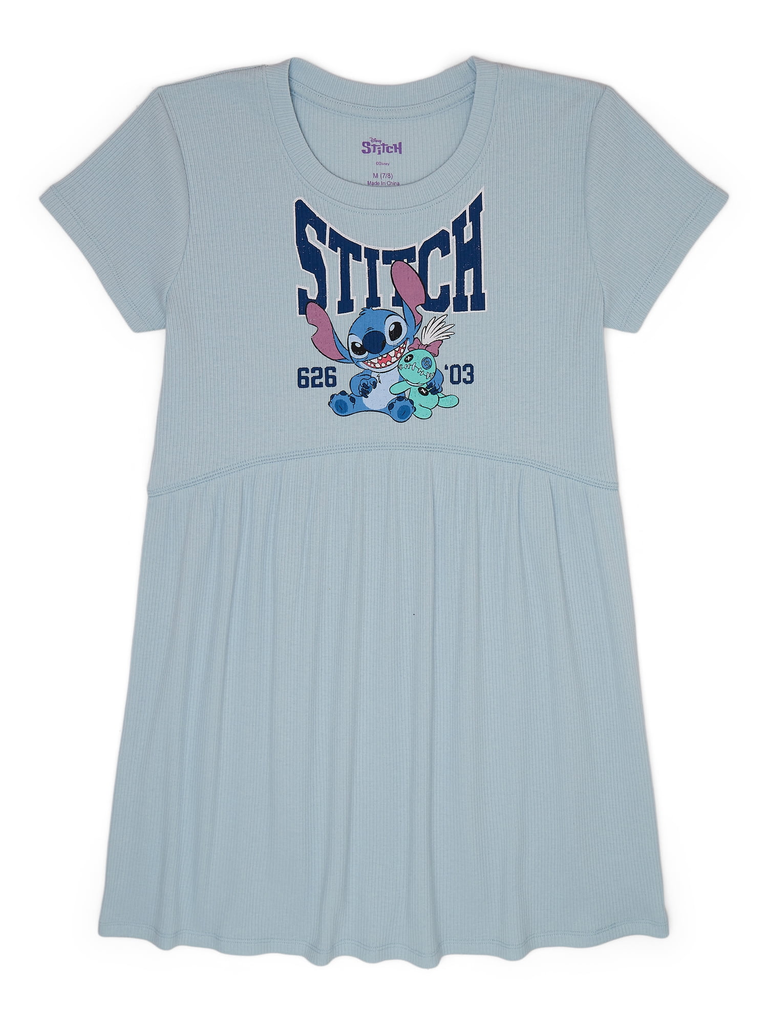 Stitch Girl s Short Sleeve Embellished Graphic T Shirt Sizes 4 16