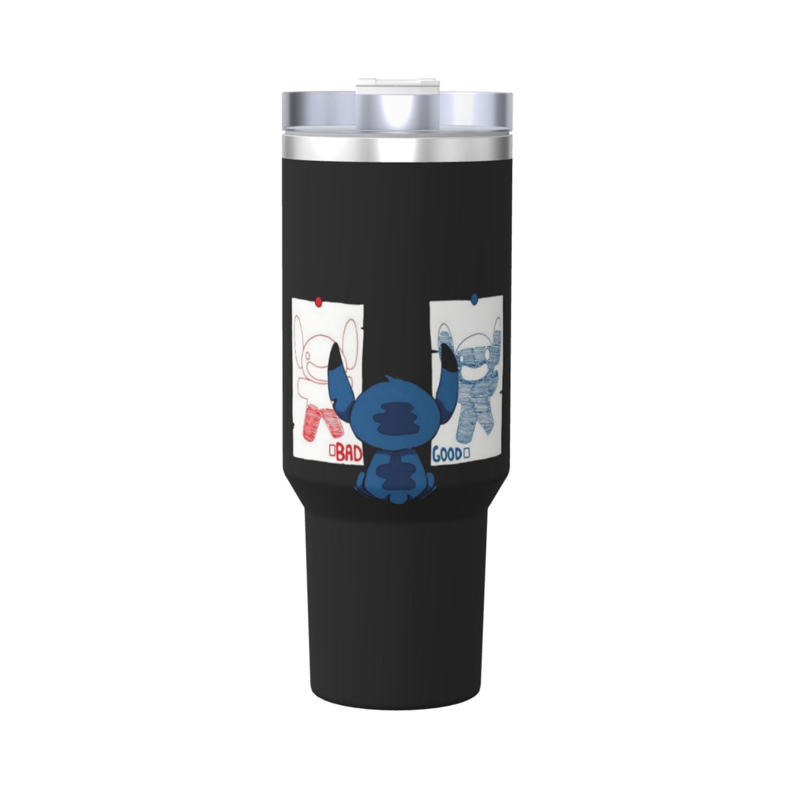 Stitch Is Good Or Bad 40 oz Tumbler with Handle,Insulated Tumblers with ...