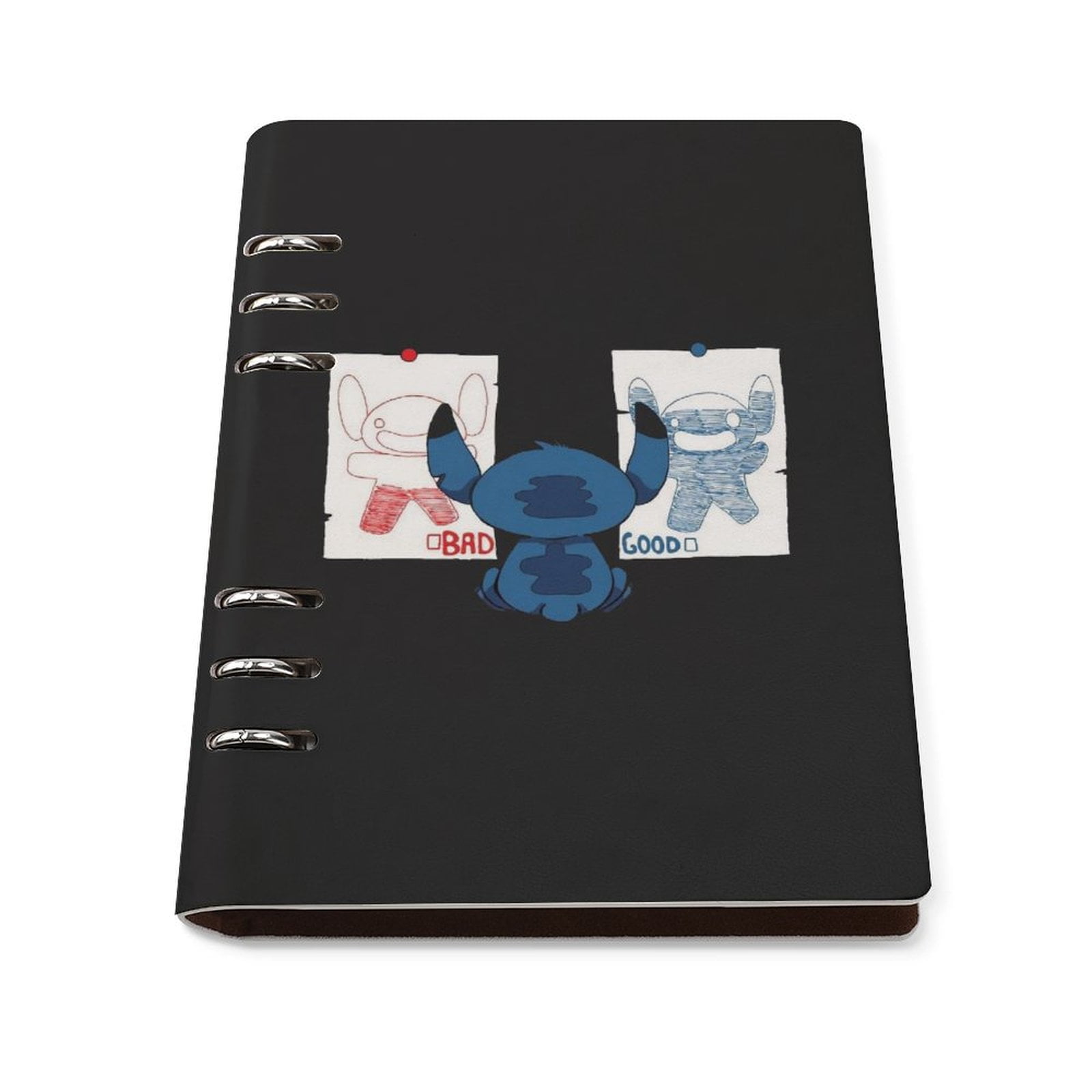 Stitch Is Good Or Bad Refillable Leather A5 Loose Leaf Notebook, Loose ...