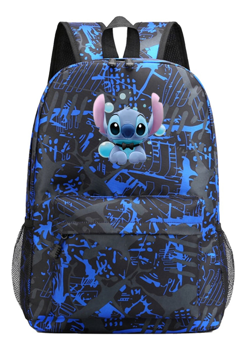 Stitch Graphic Backpack – Roomy Bag for Students School Supplies and Travel Adventures