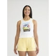 thumbnail image 1 of Stitch Hawaii Women's Graphic Rib Tank Top, Sizes XXS-XXL, 1 of 5