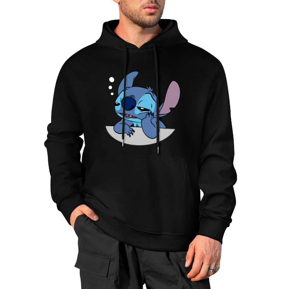 Stitch Hoodie for Men Women M Pullover Sweatshirt Stitch Merch