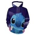 thumbnail image 1 of Stitch Hoodie with Pocket for Men Women Couple Gift, 1 of 7