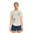 thumbnail image 1 of Stitch Juniors Graphic Tee with Short Sleeves, Sizes XS-3XL, 1 of 5