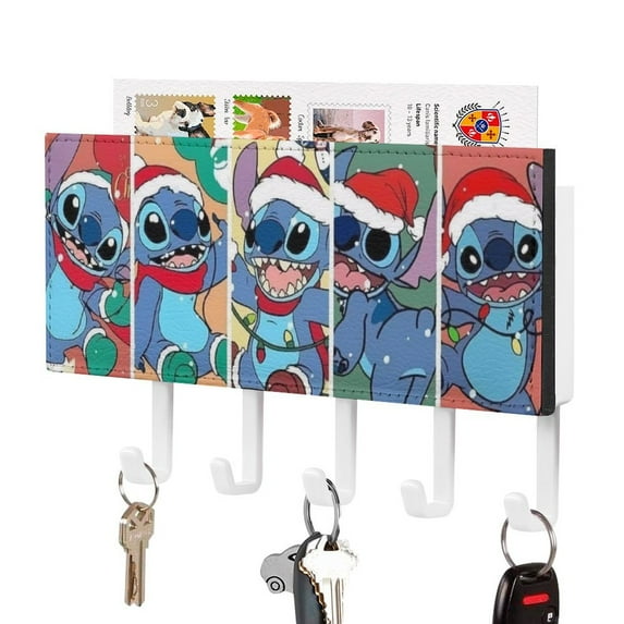 Stitch Key Holder for Wall: Easy Installation Mail Organizer Wall Mount ...