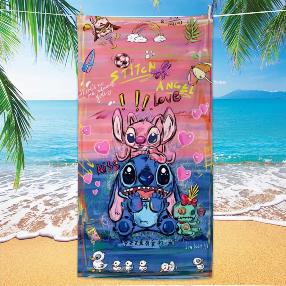 Nickelodeon Top Wing Kids Bath/Pool Towel - 28x58 Inch, 100% Cotton, Featuring Brody, Rod, Swift & Penny
