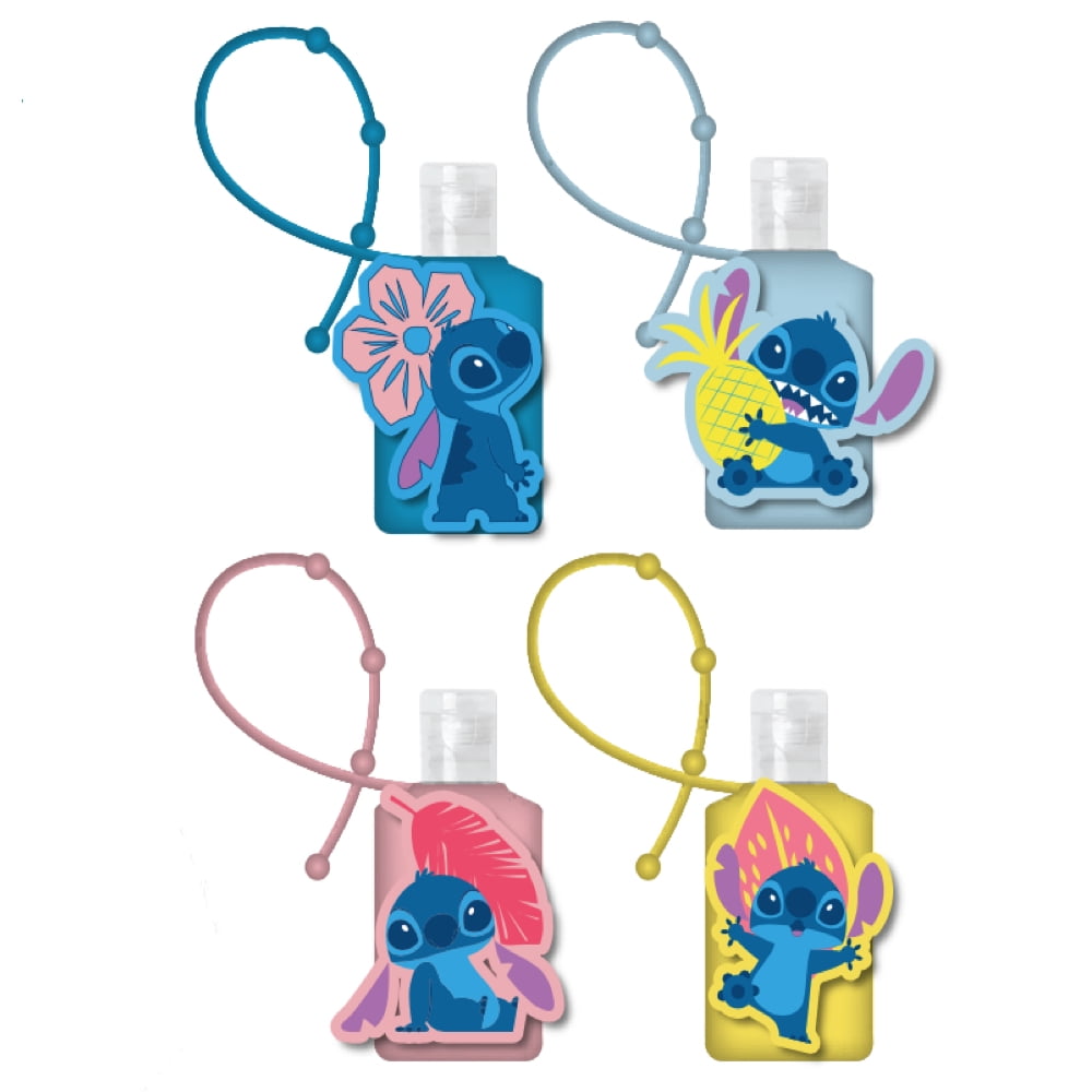 Stitch Kids Hand Wash Holder Set with 1 oz Refillable Hand Wash Bottles