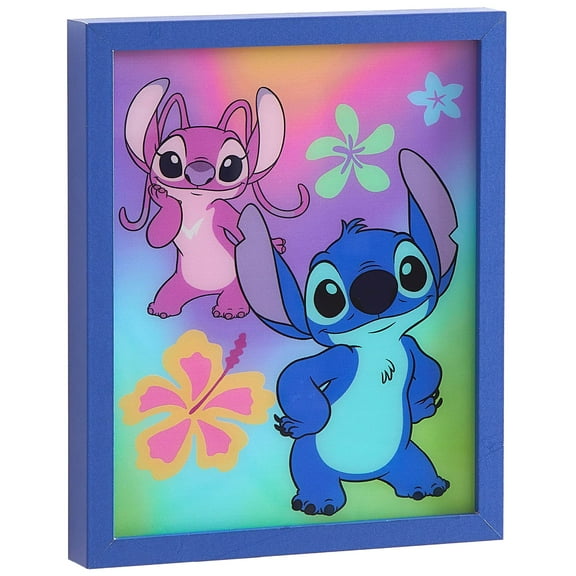 Stitch Kids' Light-Up MDF Wall Art