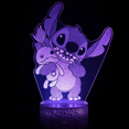 thumbnail image 1 of Stitch Kids Night Light, Stitch Gifts, Home Decor Table Lamps for Boys and Girls Holiday Gifts, Stitch Decorative 3D Night Light, 16 Colours Variable, with Remote ControlT56, 1 of 5