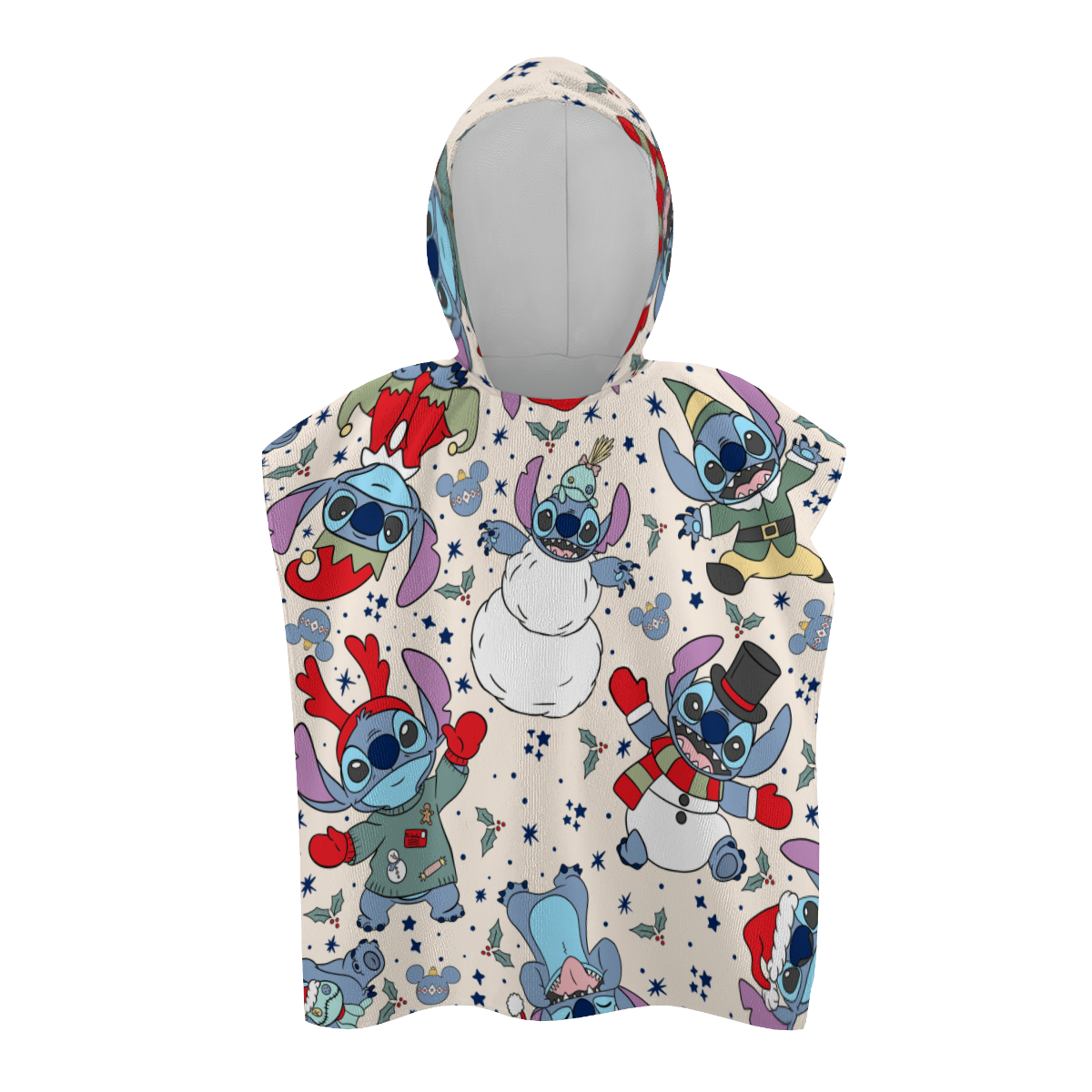 Stitch Kids Soft Hooded Bath Robe Kids Warm Gamer Robe Sleepwear ...