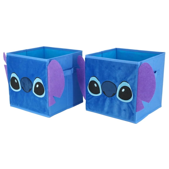 Stitch Kids' Figural Storage Cube, Blue, Pack of 2