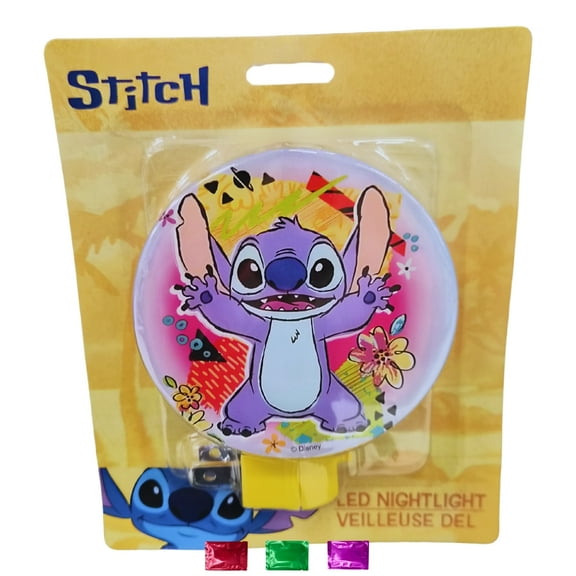 Stitch LED Night Light Plug Into Wall for Bedroom Hallway Bathroom, Rotating Shade Night Lamp 1 Pack with Snoep in Beperkte Oplage